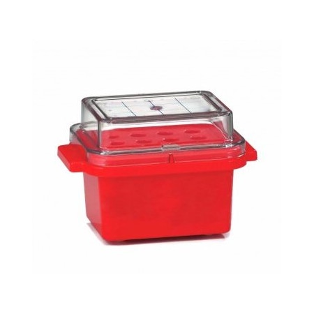 Bel-Art Cryo-Safe Cooler w/ Clear Lid, 12 Tube Capacity 142414